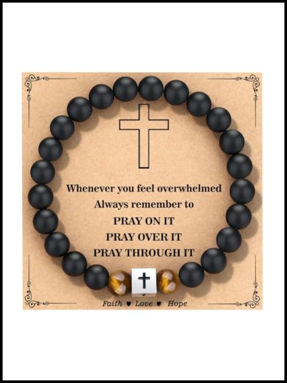 Couple Matching Puzzle Split Heart Beaded Stretch Bracelet Set For Him Her